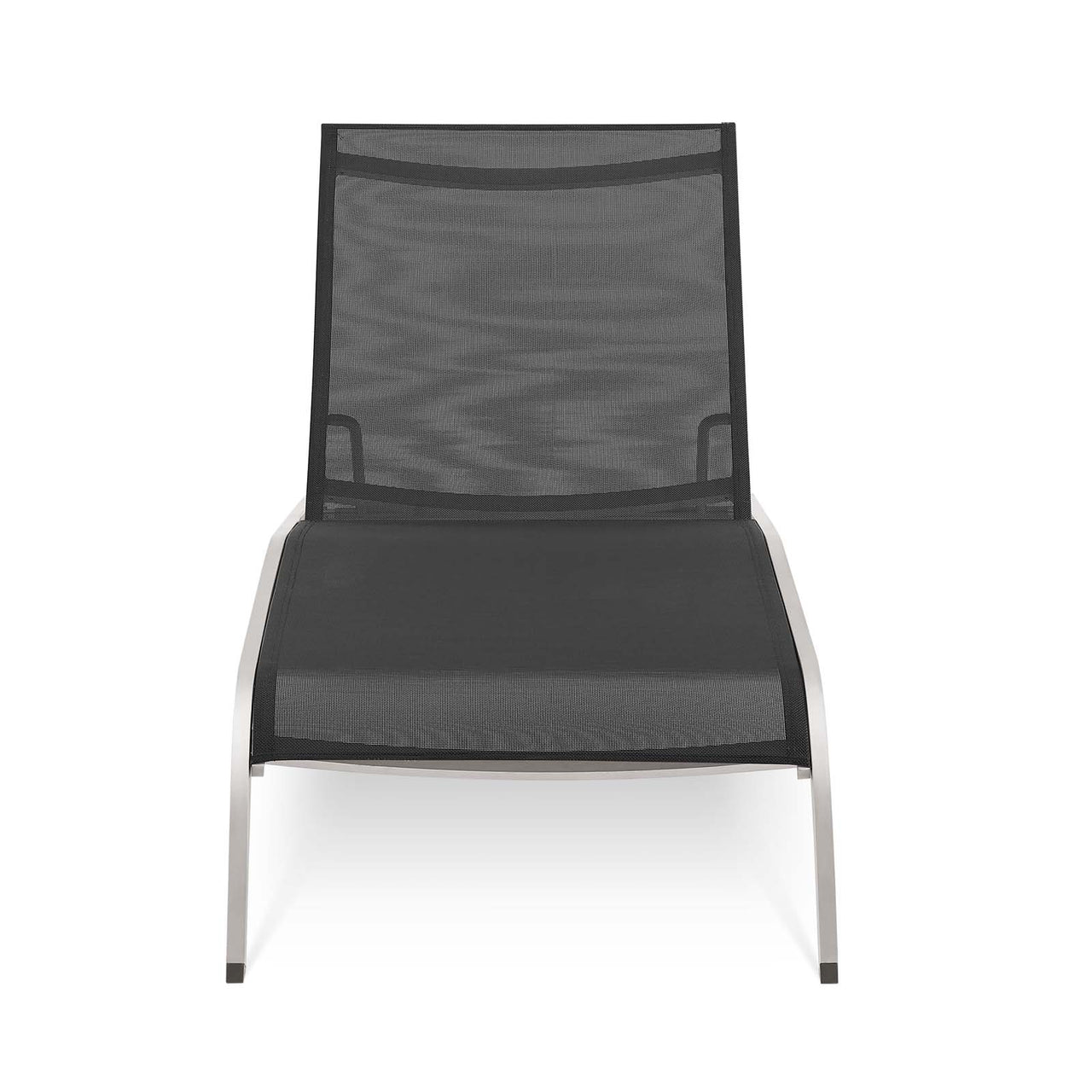 Triton Sunlounger Set of 4, Black