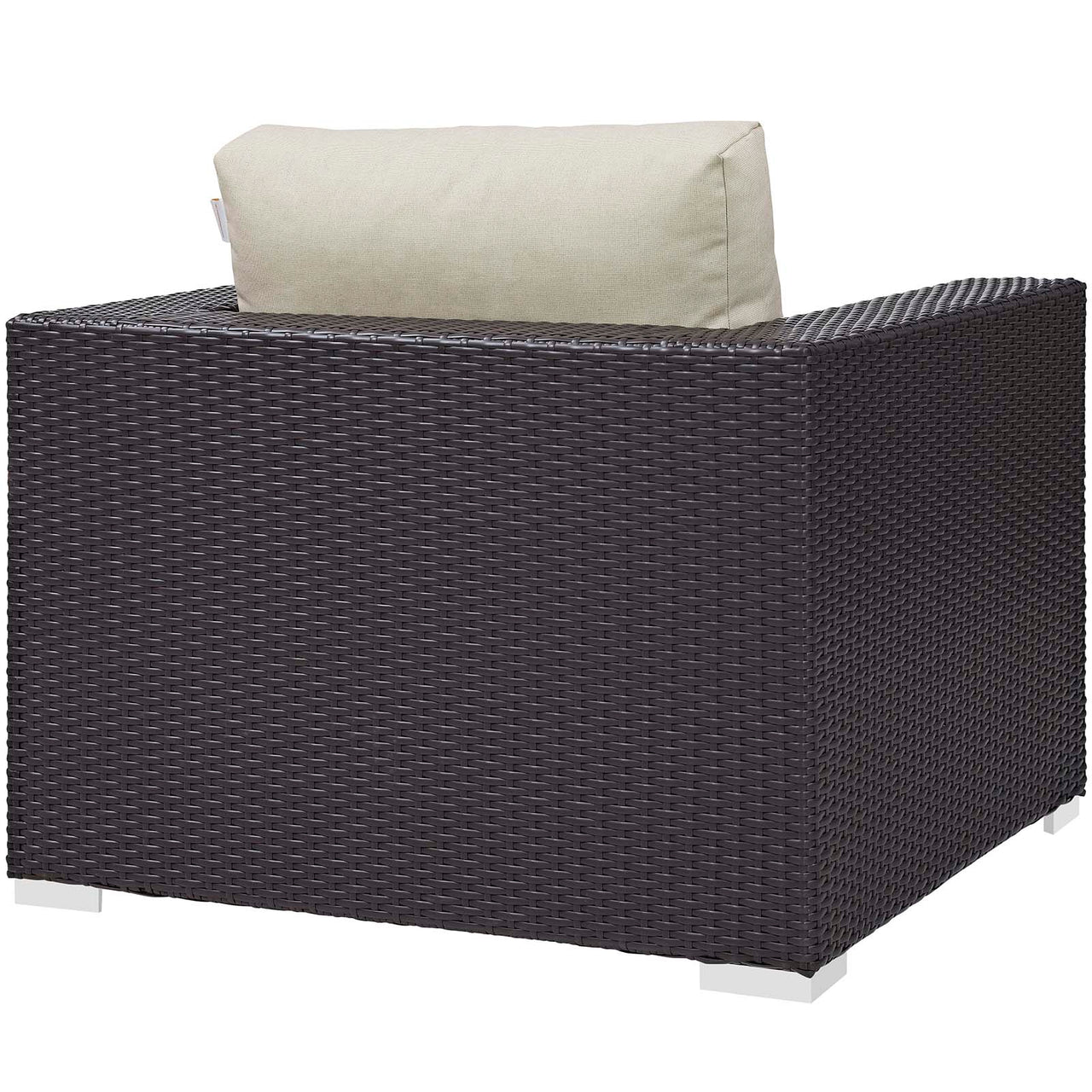 Conversation 5-Piece Set Alfresco with Fire Pit, Espresso & Beige