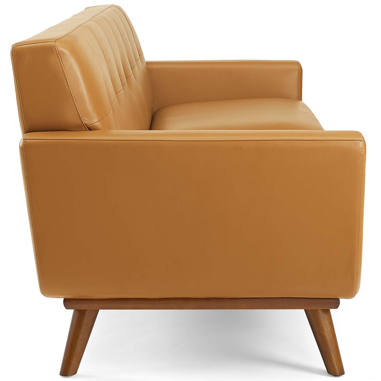 Rendezvous Top-Grain Leather Lounge Sofa, Tan