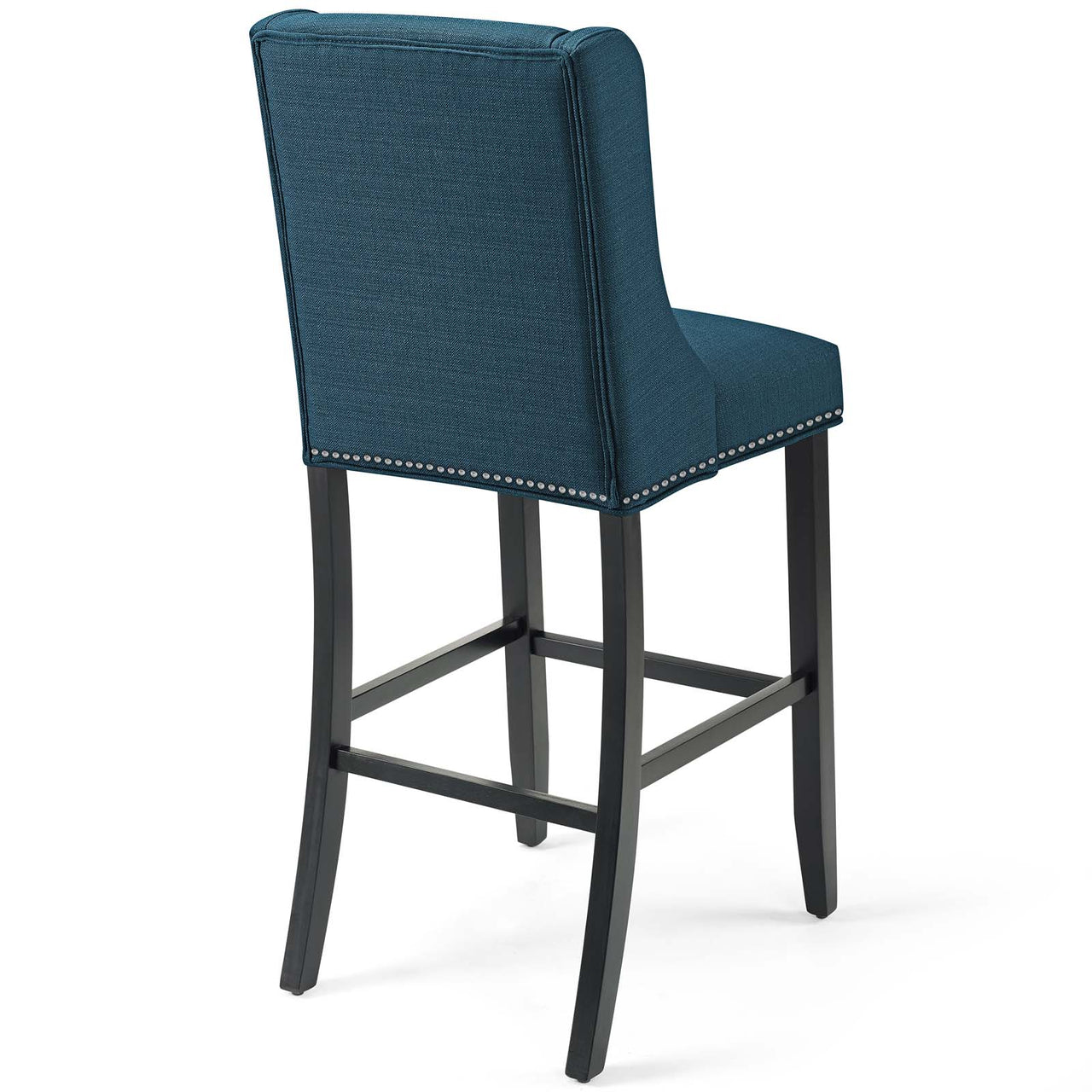 Bellare Fabric Bar Stool, Azure