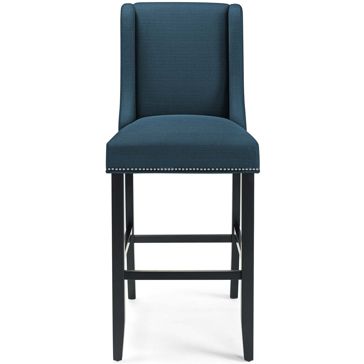 Bellare Fabric Bar Stool, Azure