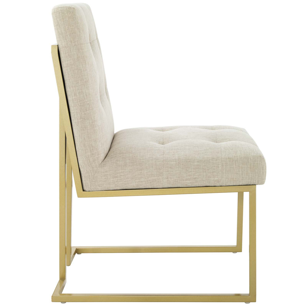 Circuit Upholstered Dining Chair, Beige
