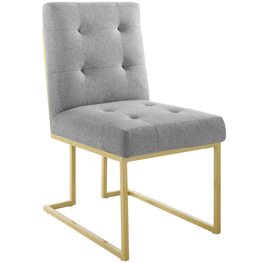 Circuit Upholstered Dining Chair, Light Gray