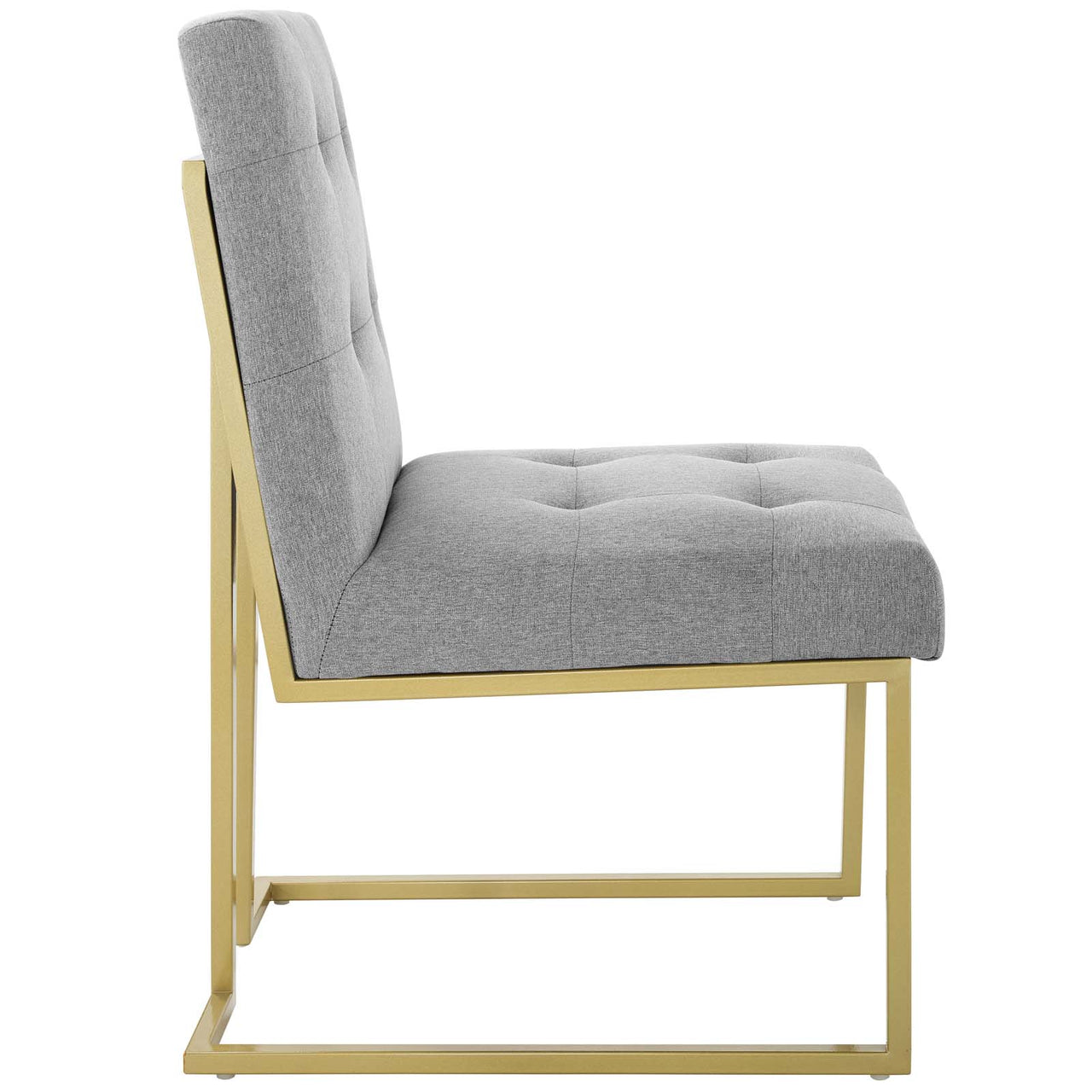 Circuit Upholstered Dining Chair, Light Gray