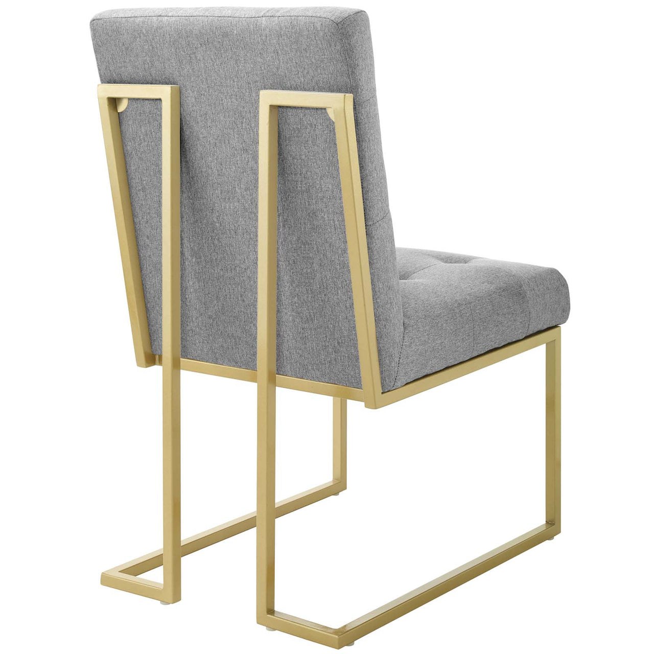Circuit Upholstered Dining Chair, Light Gray