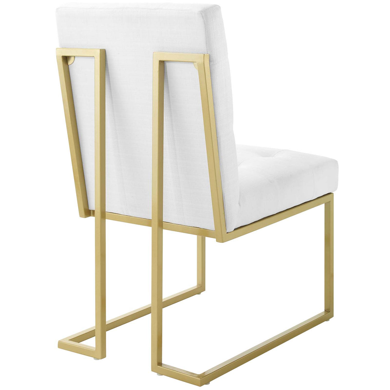 Circuit Upholstered Dining Chair, White