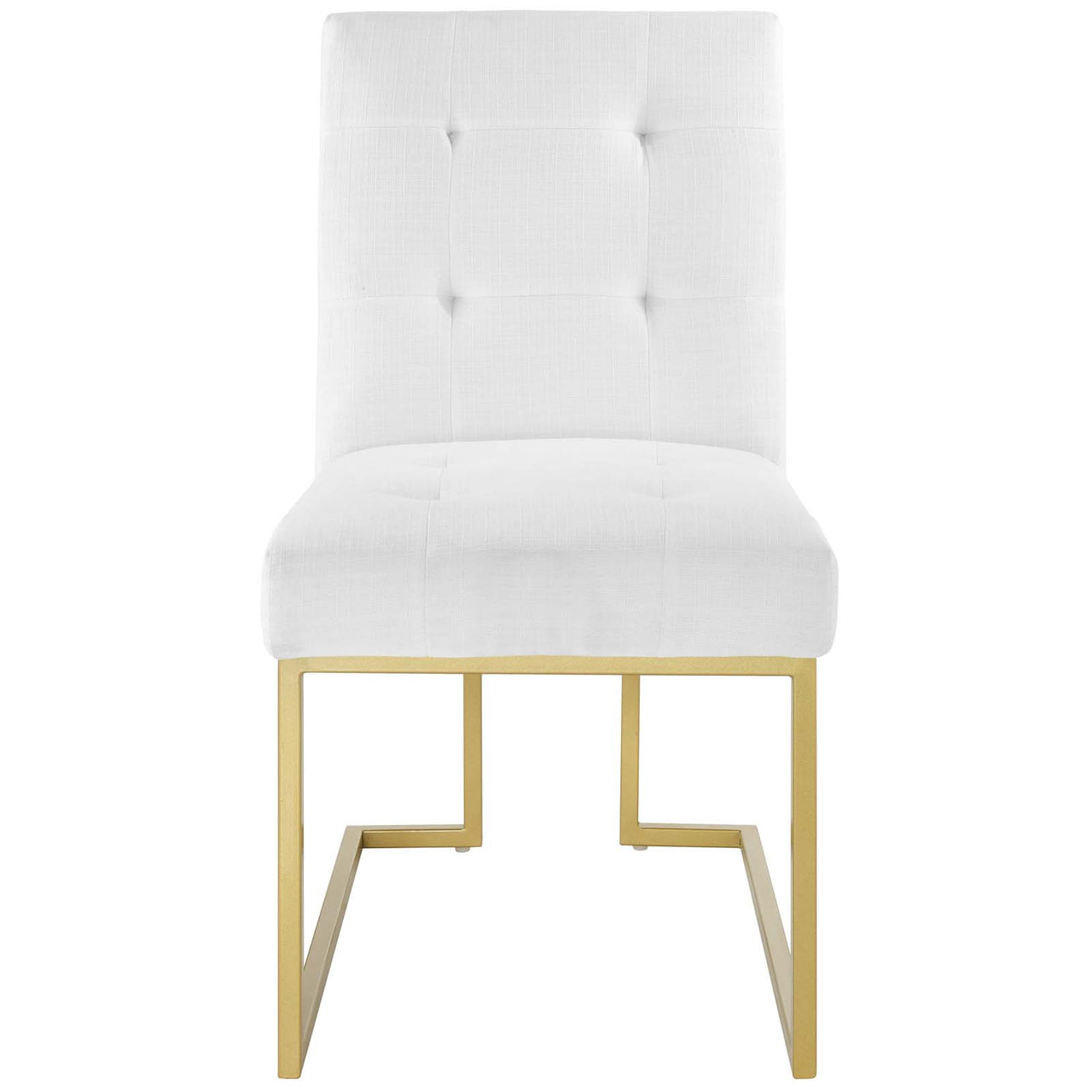 Circuit Upholstered Dining Chair, White