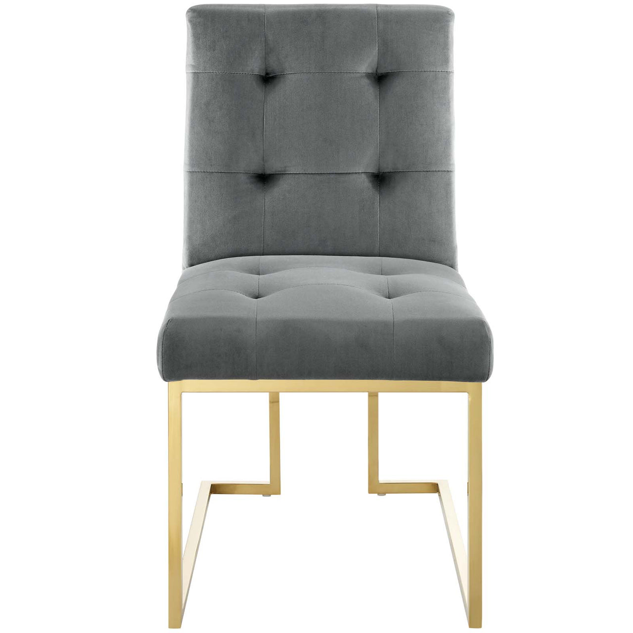 Circuit Upholstered Velvet Dining Chair, Charcoal