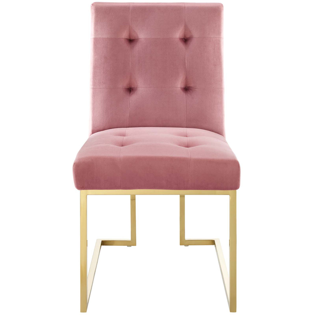 Circuit Upholstered Velvet Dining Chair, Dusty Rose
