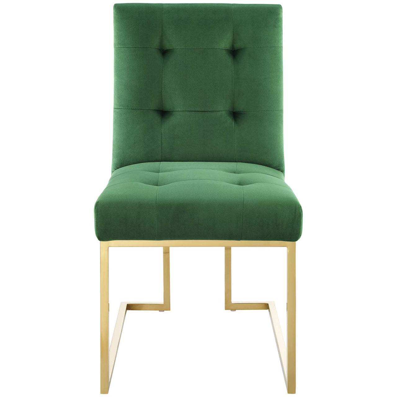 Circuit Upholstered Velvet Dining Chair, Emerald