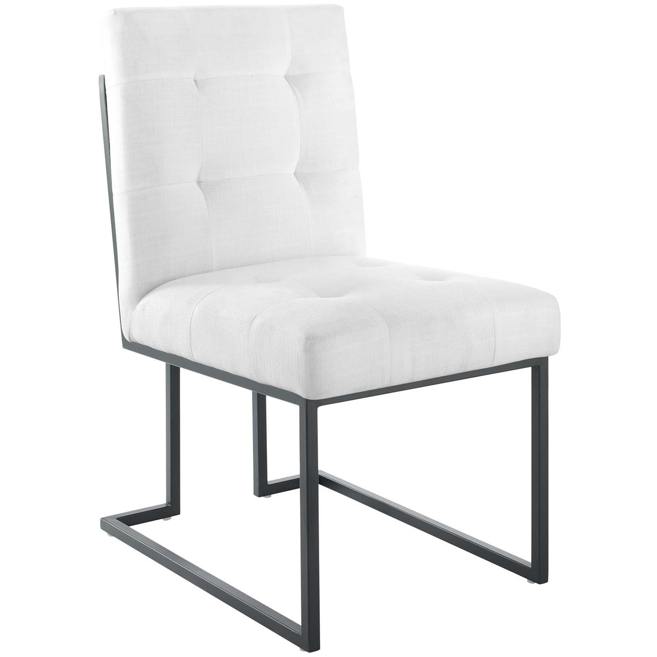 Circuit Upholstered Dining Chair, Black & White