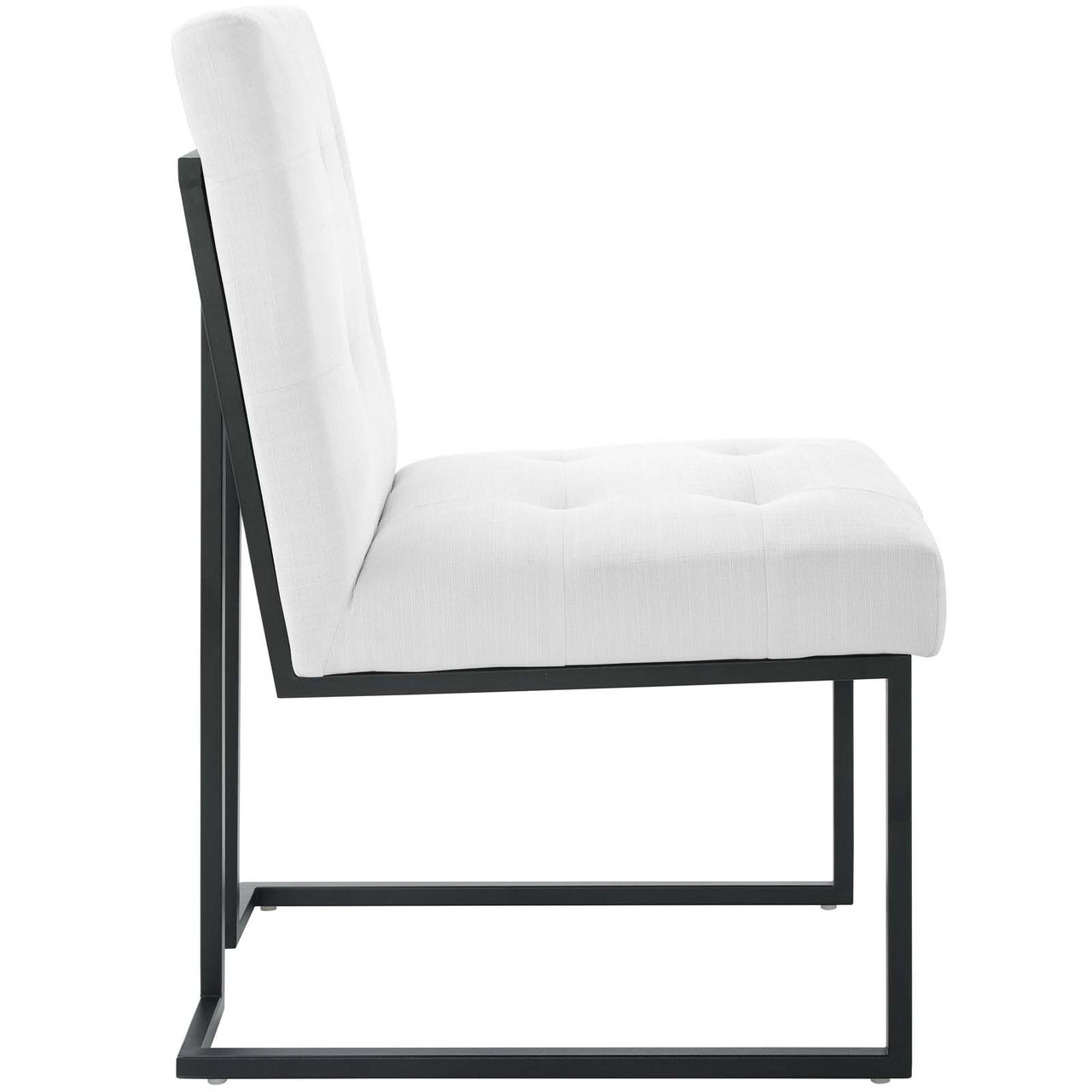 Circuit Upholstered Dining Chair, Black & White