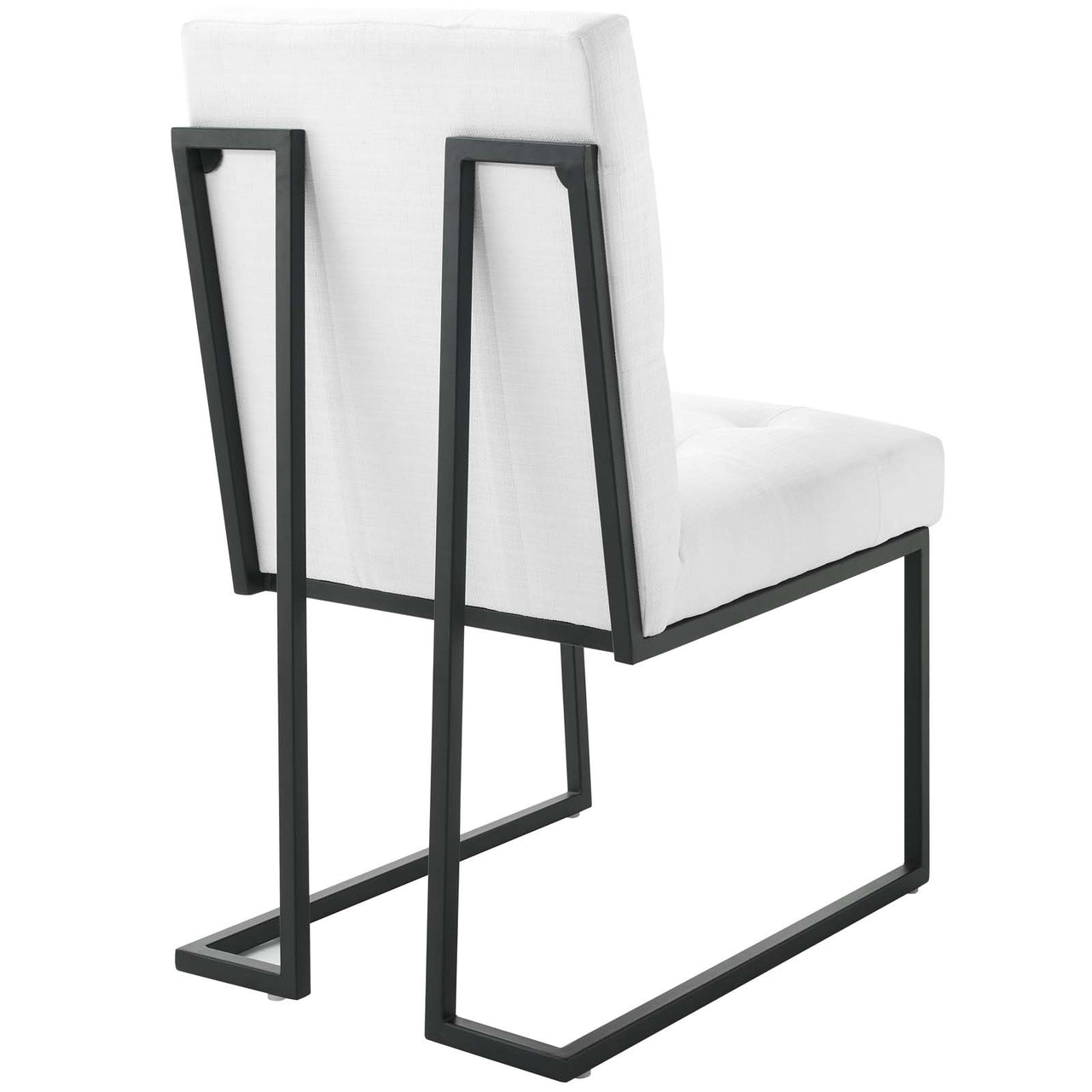 Circuit Upholstered Dining Chair, Black & White