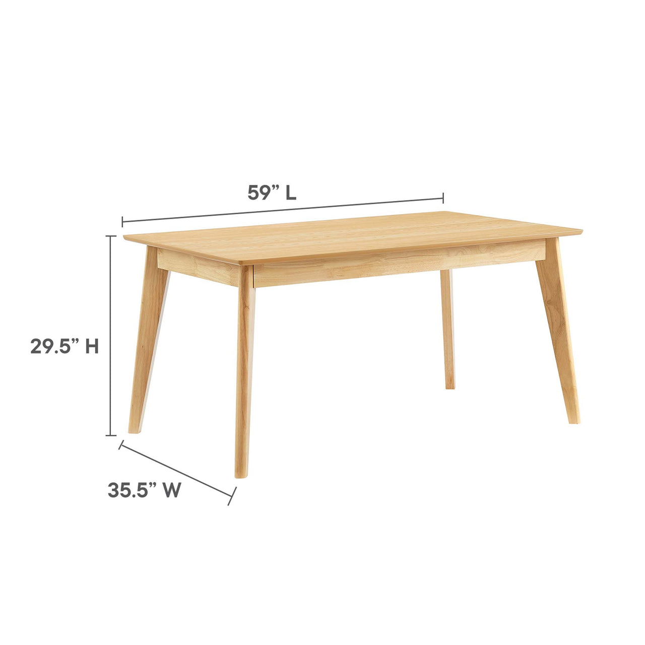 Rejoice Dining Table, Medium, Oak