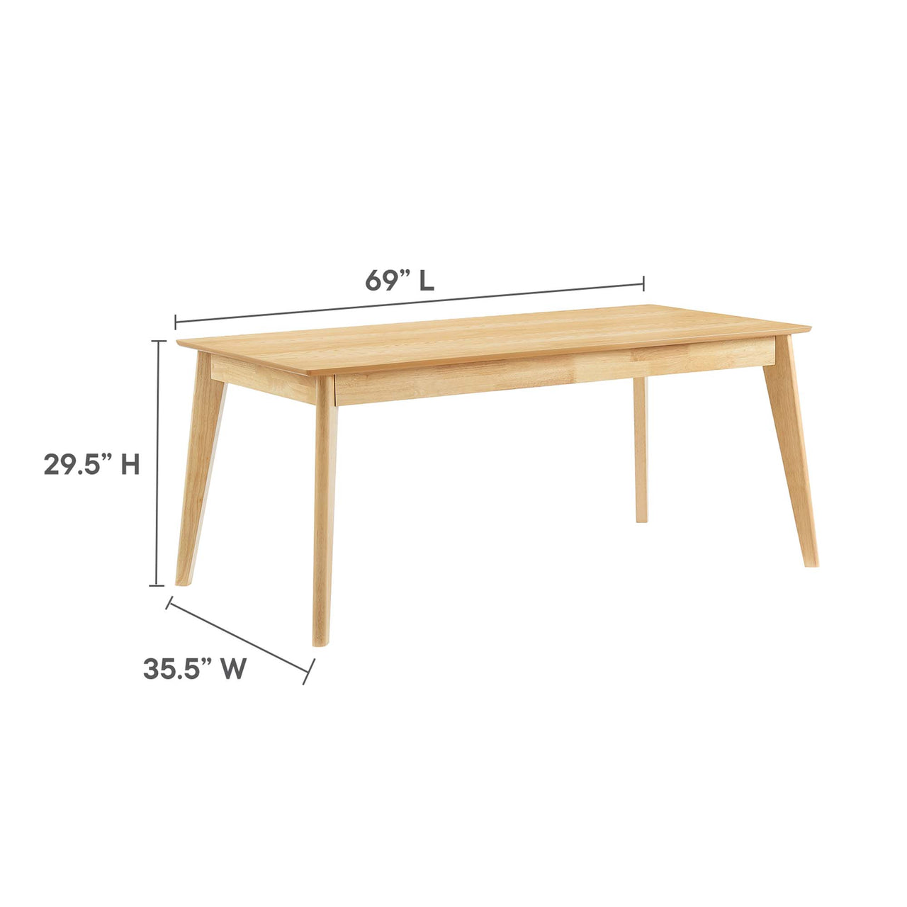 Rejoice Dining Table, Large, Oak