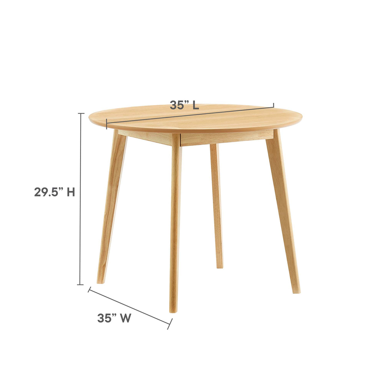 Seance Round Dining Table, Small, Oak