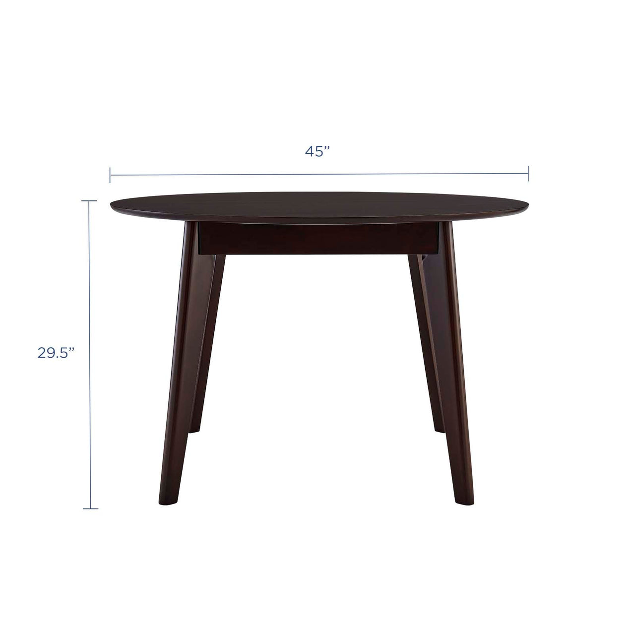 Seance Round Dining Table, Medium, Espresso