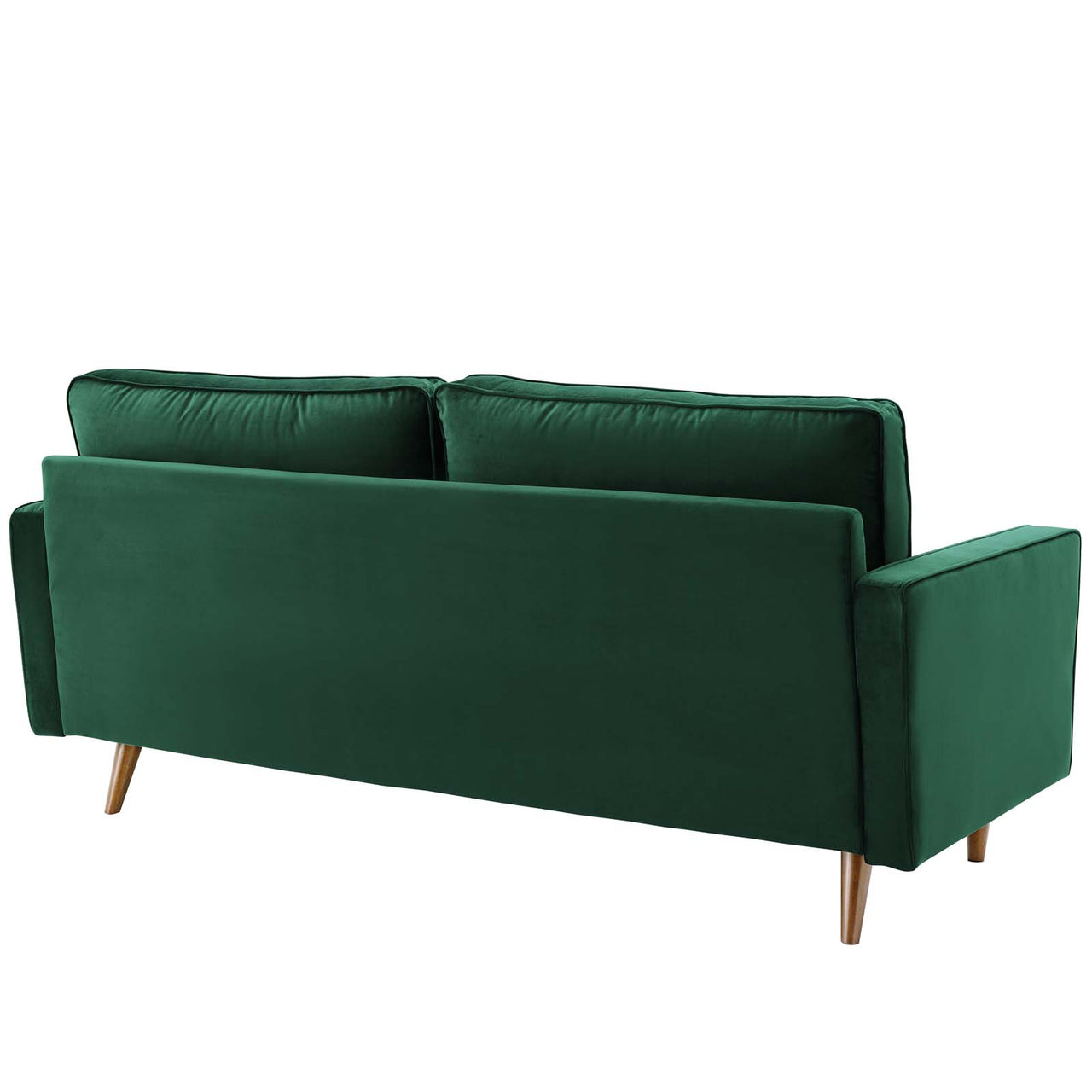 Bravien Upholstered Velvet Sofa, Green