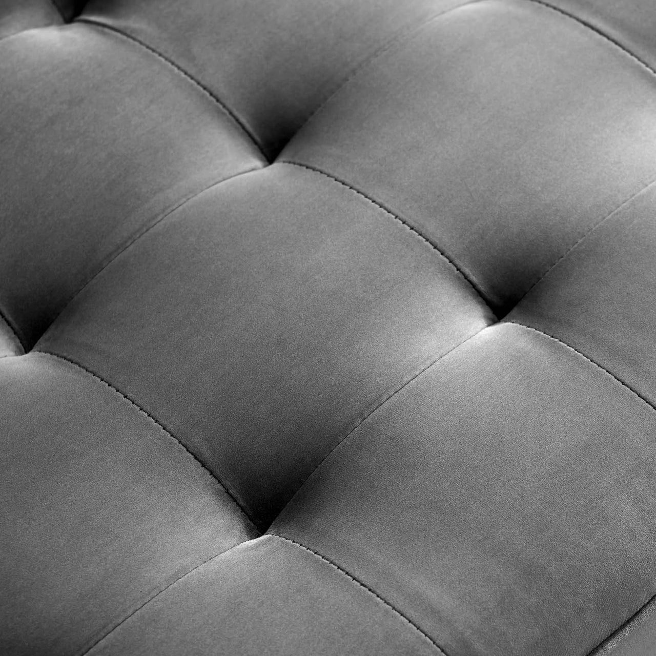 Bravien Upholstered Velvet Sofa, Gray