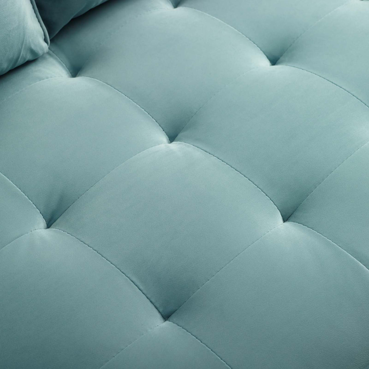 Bravien Upholstered Velvet Sofa, Mint