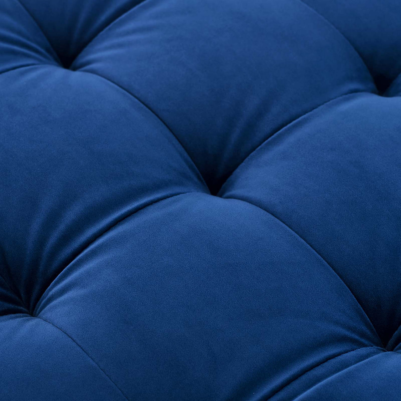 Bravien Upholstered Velvet Sofa, Navy