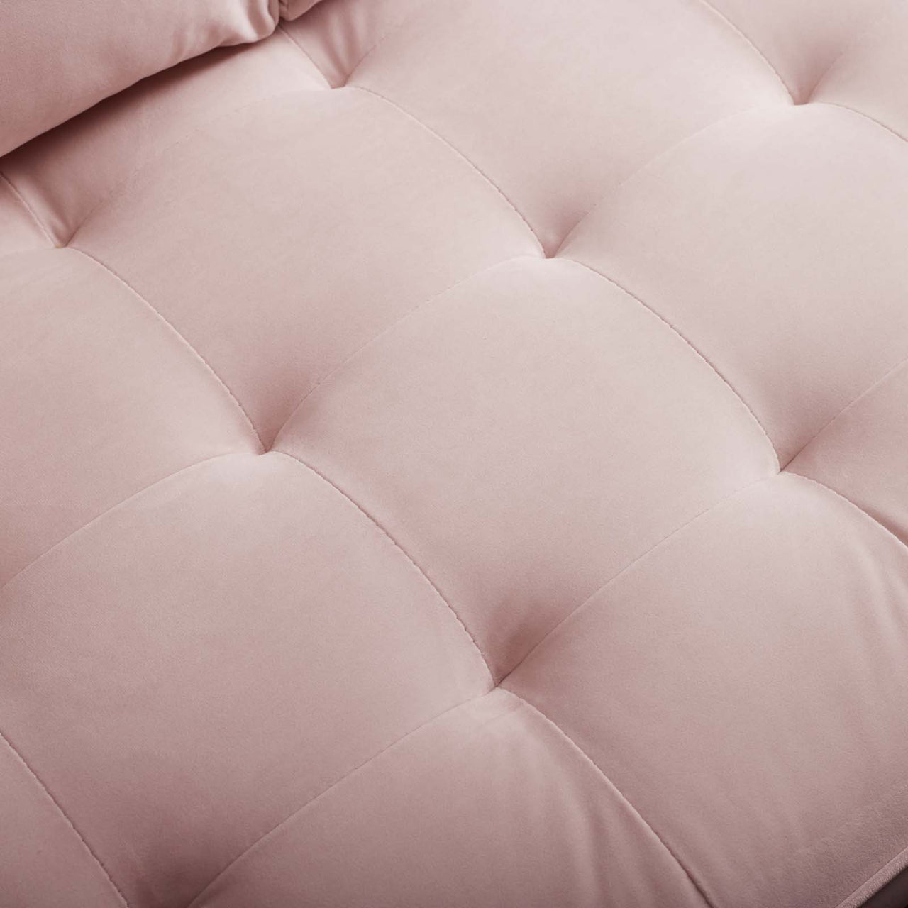Bravien Upholstered Velvet Sofa, Pink