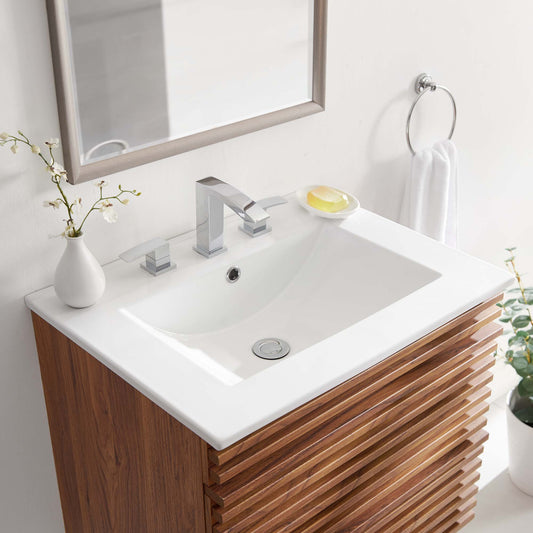 Cavelle 24" Bathroom Sink, White