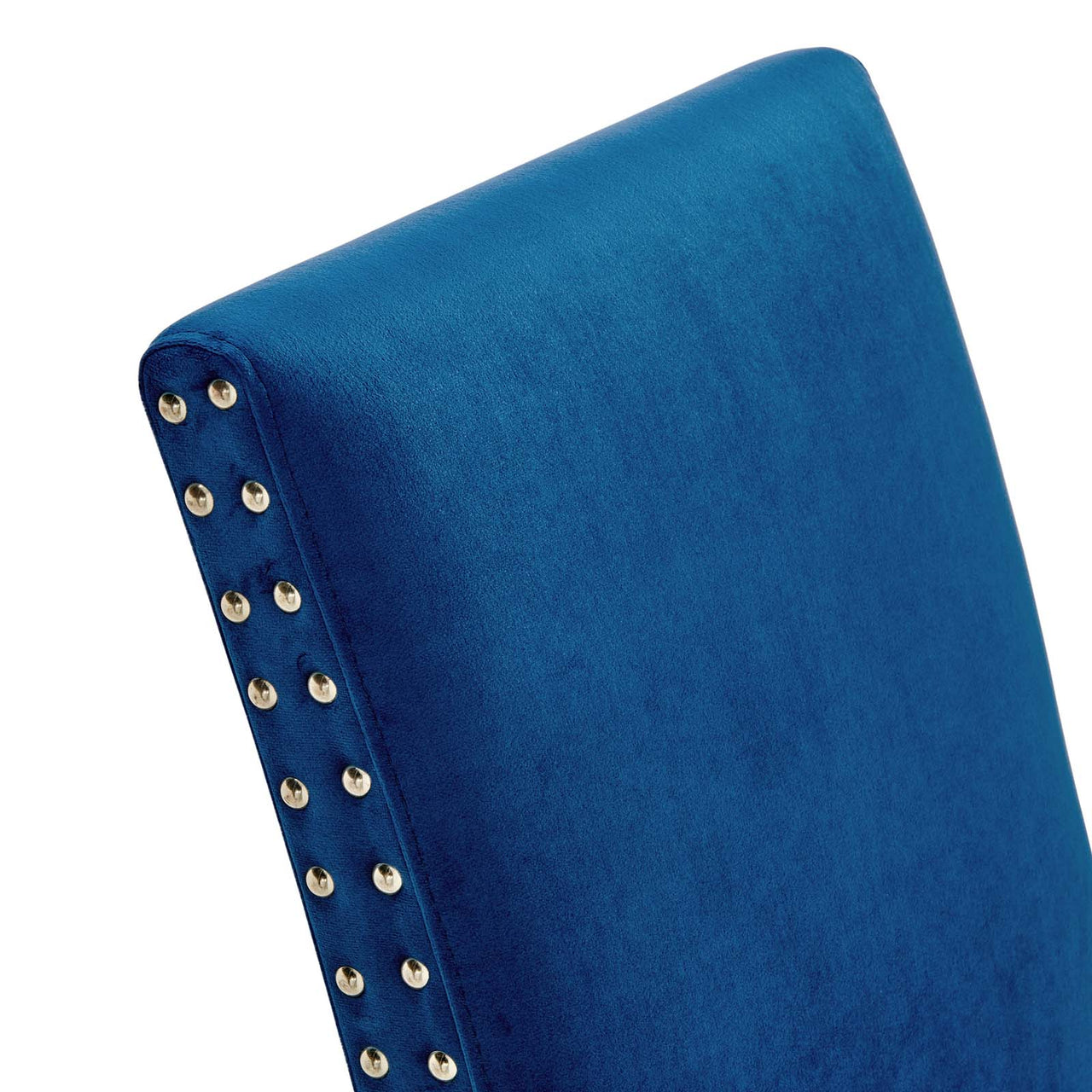 Minimalista Velvet Dining Chair Set of 2, Navy