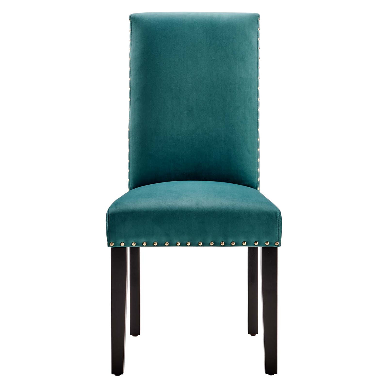 Minimalista Velvet Dining Chair Set of 2, Teal