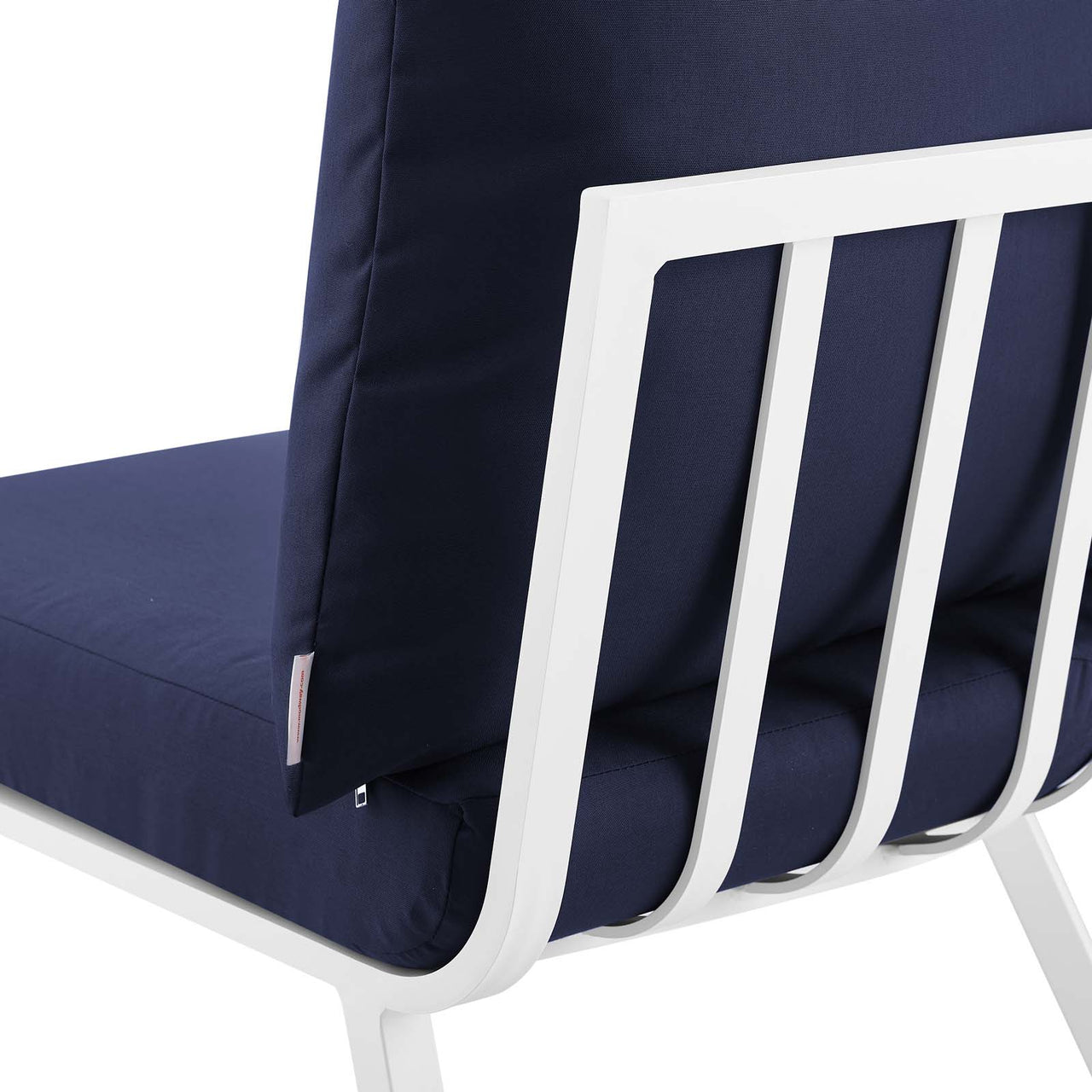 Ocevara 5-Piece Alfresco Sectional, White & Navy