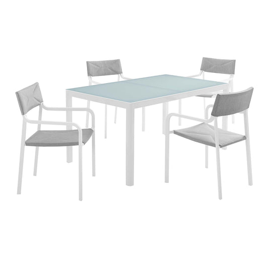 Caelen 5-Piece Alfresco Dining Set, Gray