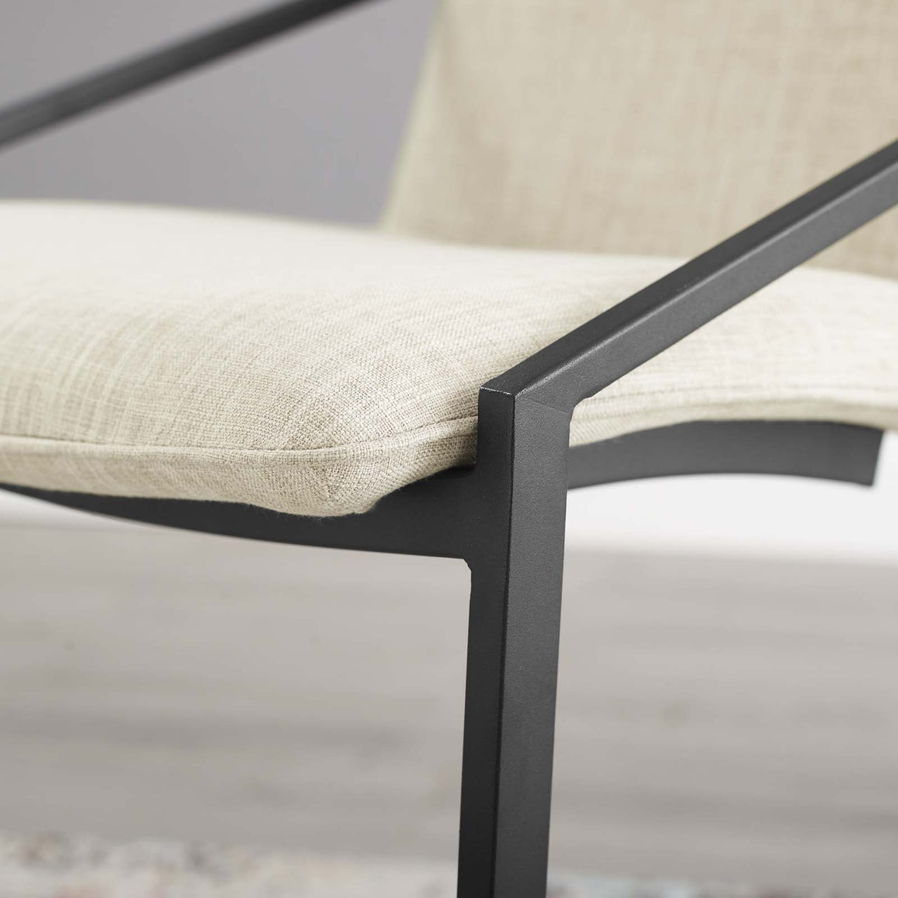 Balance Fabric Dining Armchair, Beige