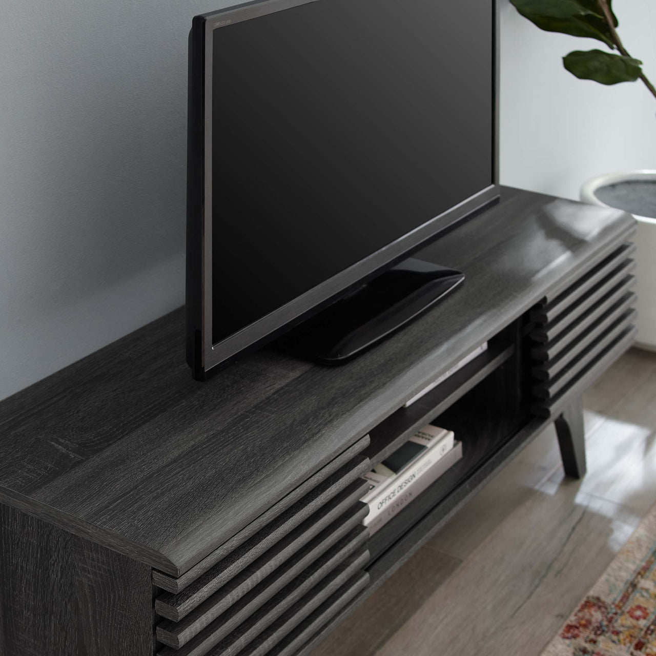 Ventra Entertainment Center, Small, Charcoal