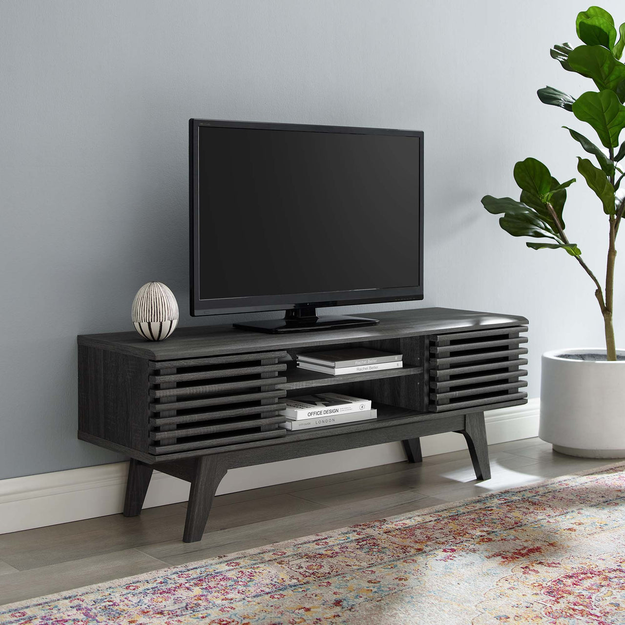Ventra Entertainment Center, Small, Charcoal