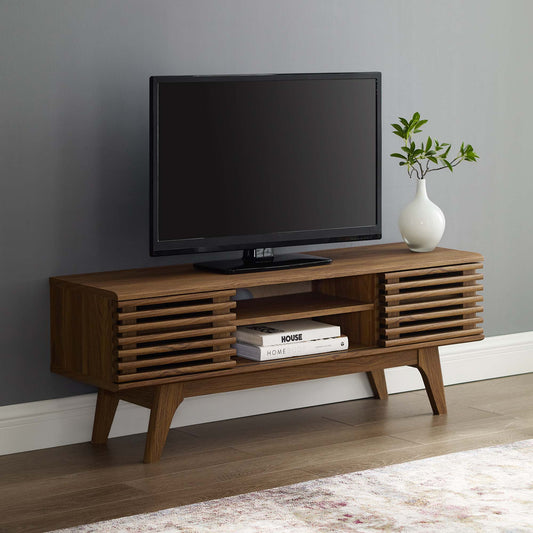 Ventra Entertainment Center, Small, Walnut