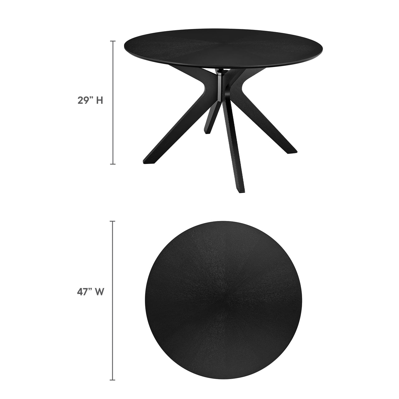 Nexus Dining Table, Black