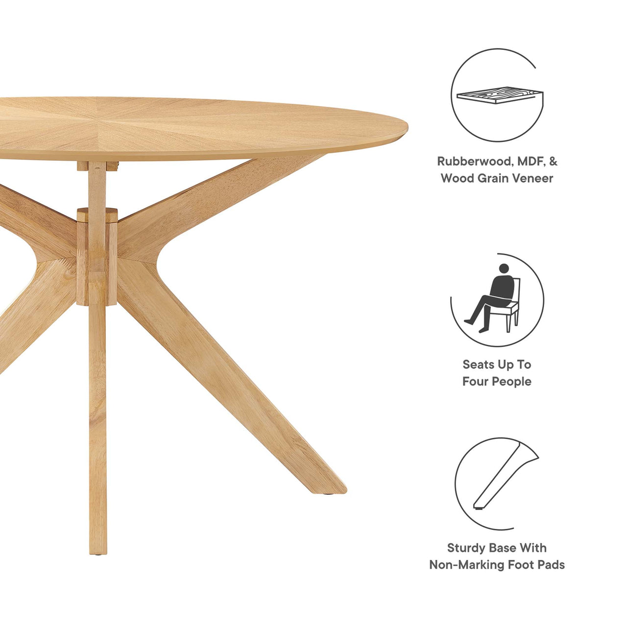 Nexus Dining Table, Oak