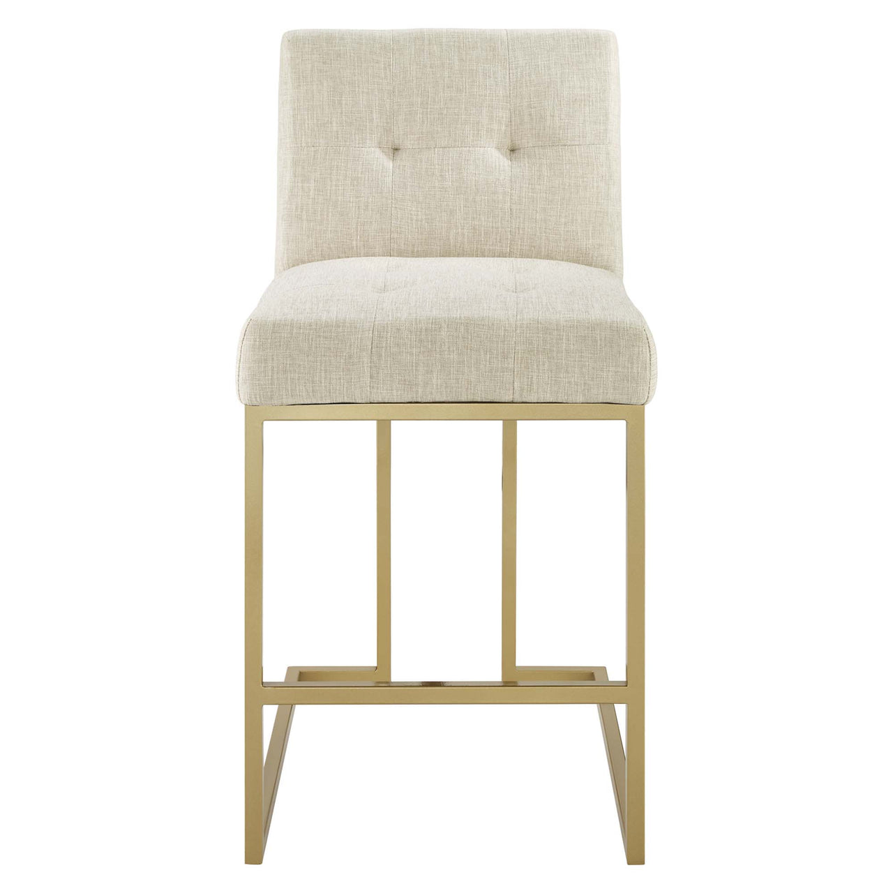Circuit Upholstered Counter Stool, Beige