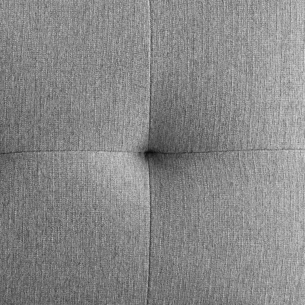 Circuit Upholstered Counter Stool, Black & Light Gray