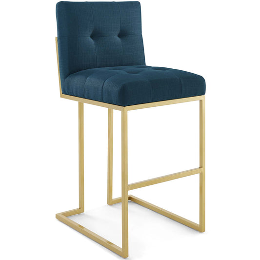 Circuit Upholstered Bar Stool, Azure