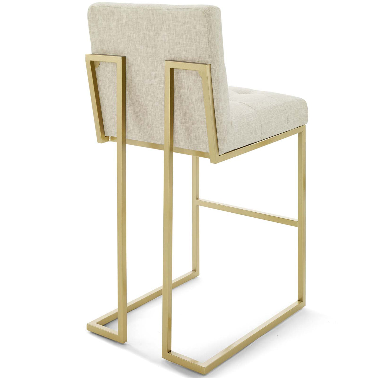 Circuit Upholstered Bar Stool, Beige