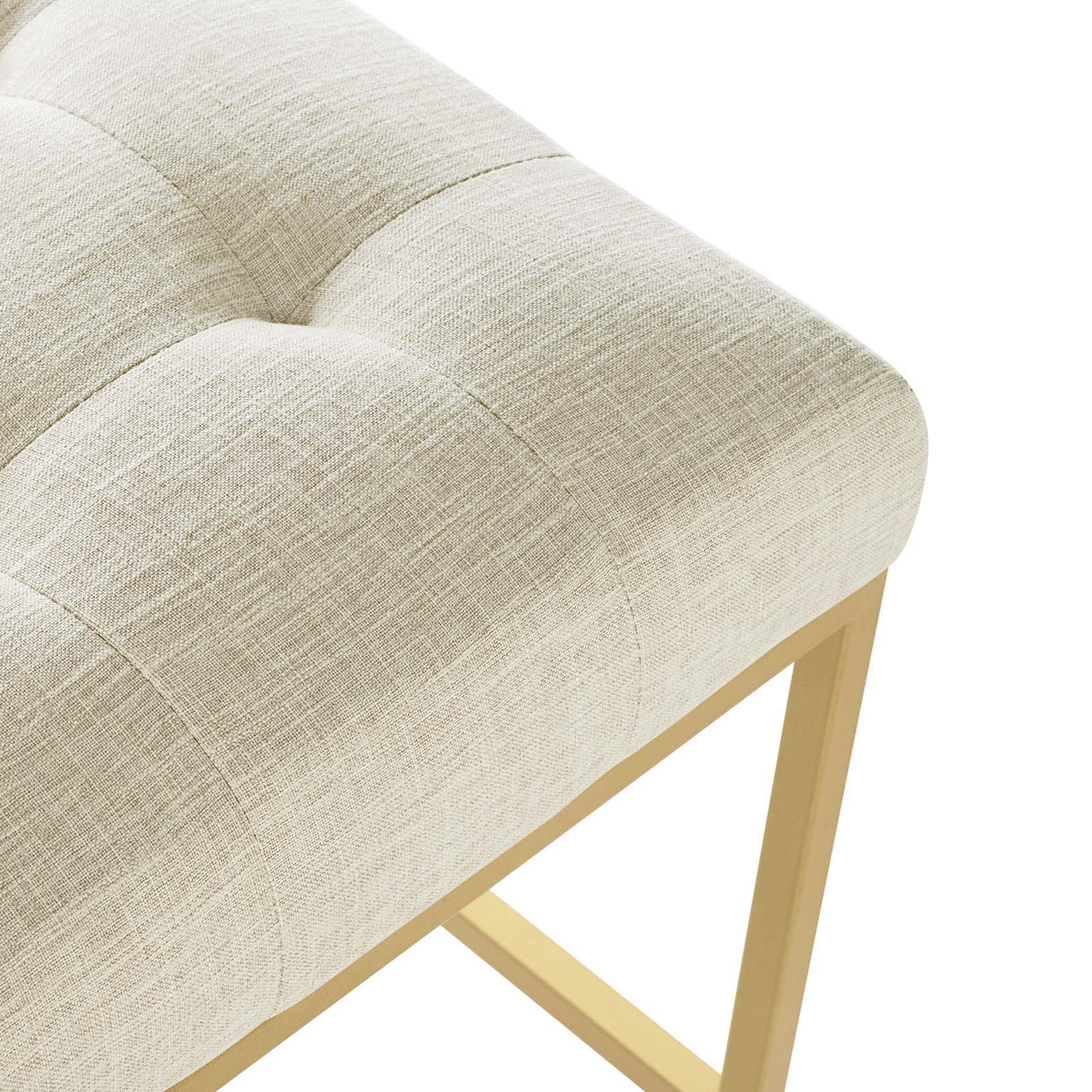 Circuit Upholstered Bar Stool, Beige