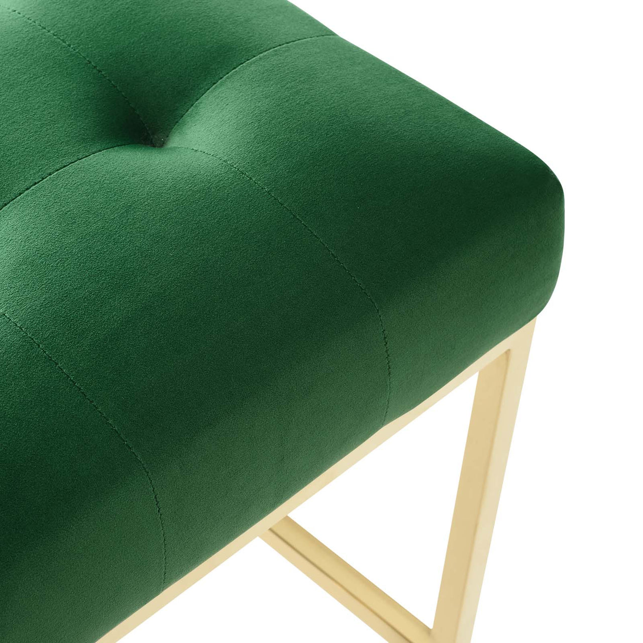 Circuit Upholstered Velvet Bar Stool, Emerald