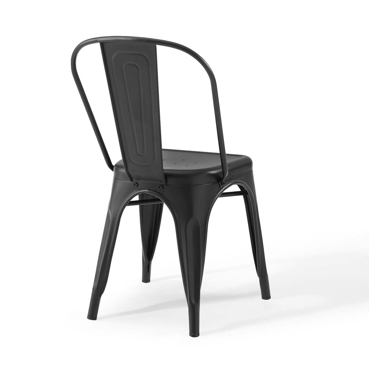 Vintage Flair Bistro Dining Chair Set of 2, Black