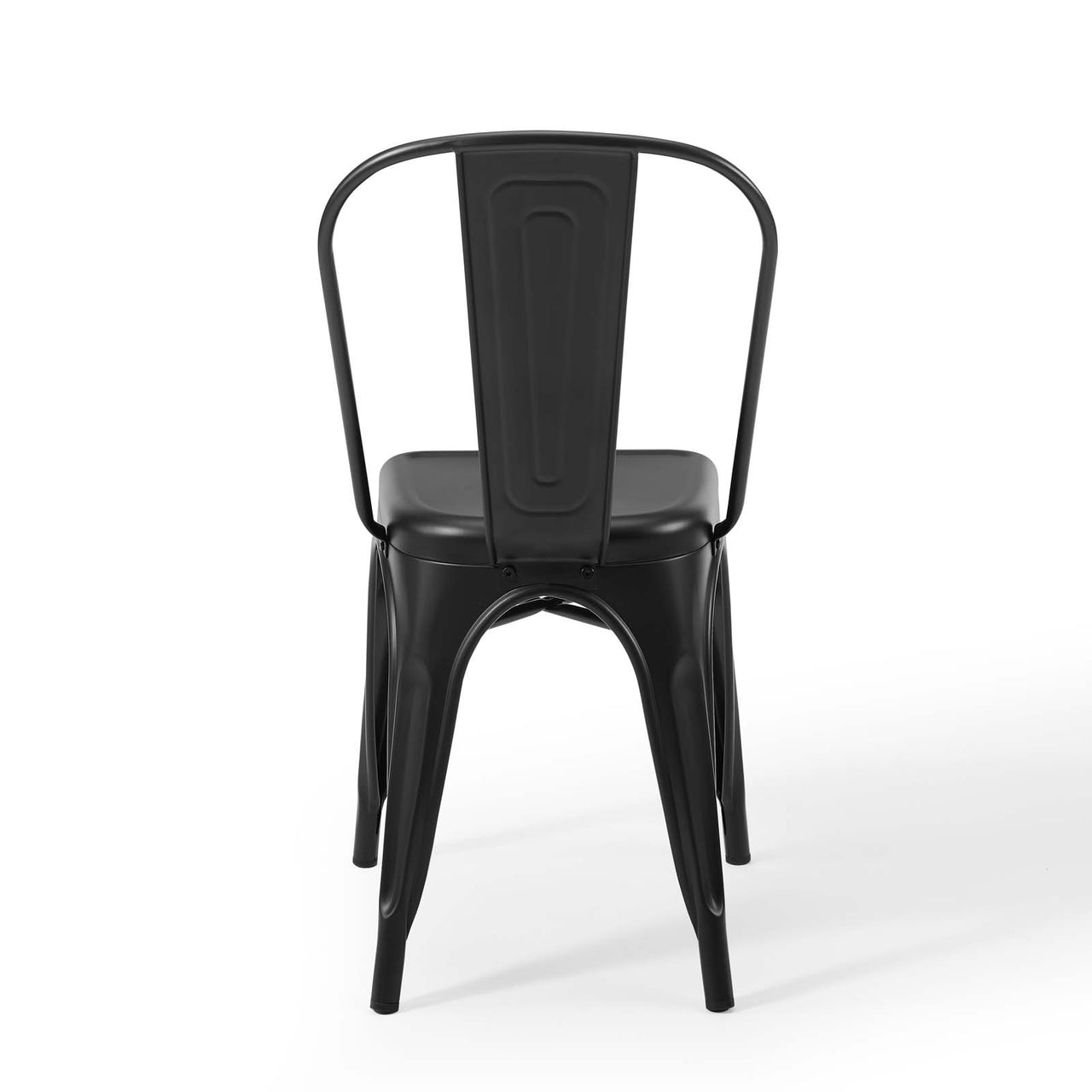 Vintage Flair Bistro Dining Chair Set of 2, Black
