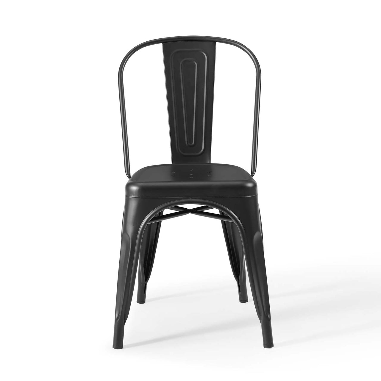 Vintage Flair Bistro Dining Chair Set of 2, Black