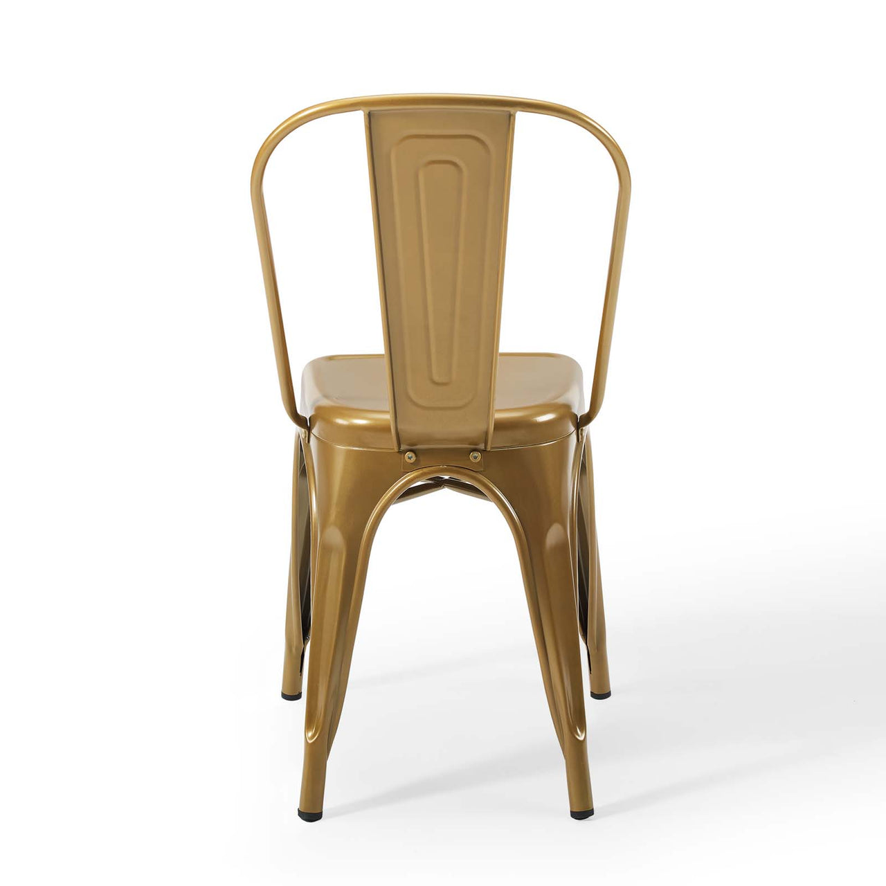 Vintage Flair Bistro Dining Chair Set of 2, Gold