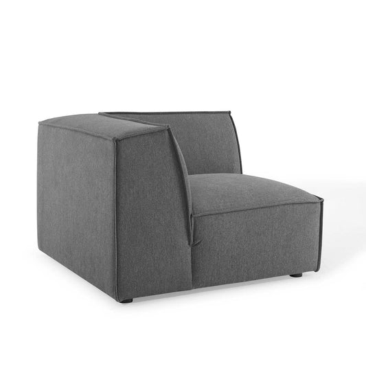 Phoenix Corner Chair | Modular Sectional Component, Charcoal