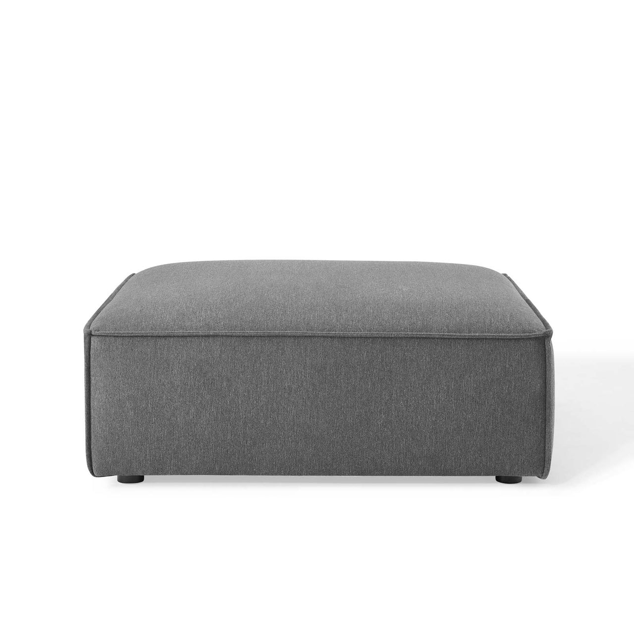 Phoenix Ottoman | Modular Sectional Component, Charcoal