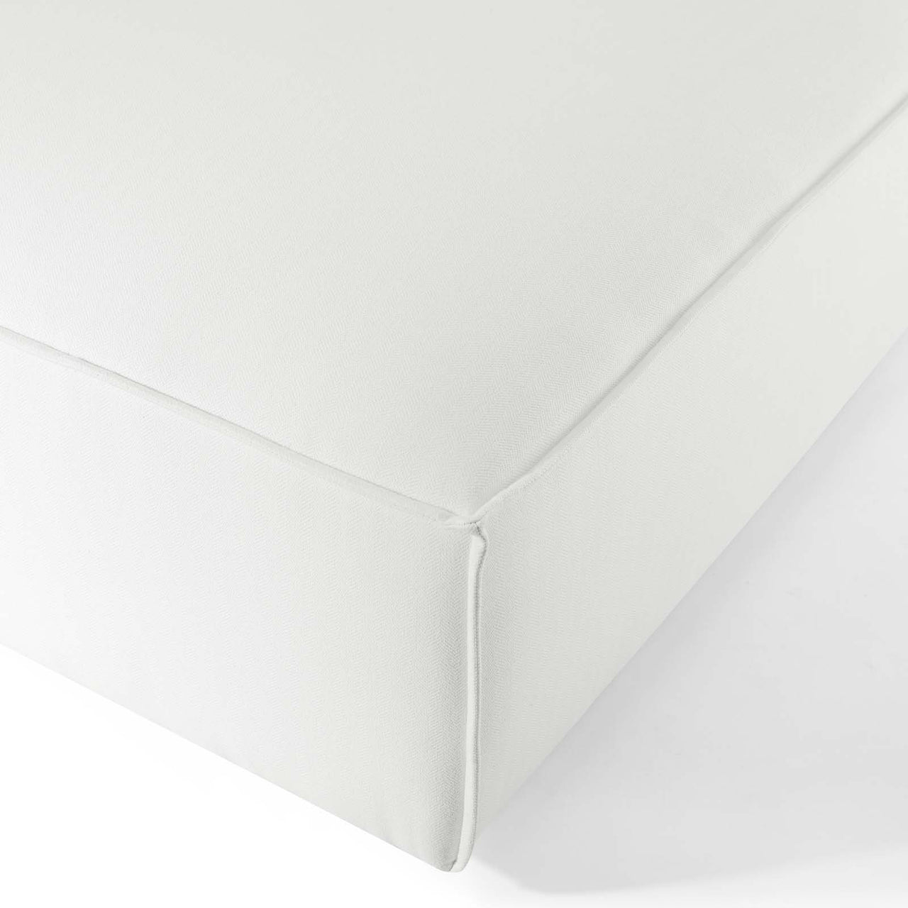 Phoenix Ottoman | Modular Sectional Component, White